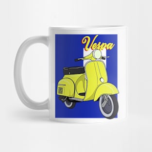 YELLOW VESPA SCOOTER Mug